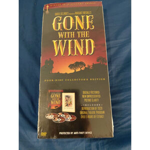 Gone With the Wind (DVD, 4-Disc Collector’s Edition 5-Hours Extra) New Sealed